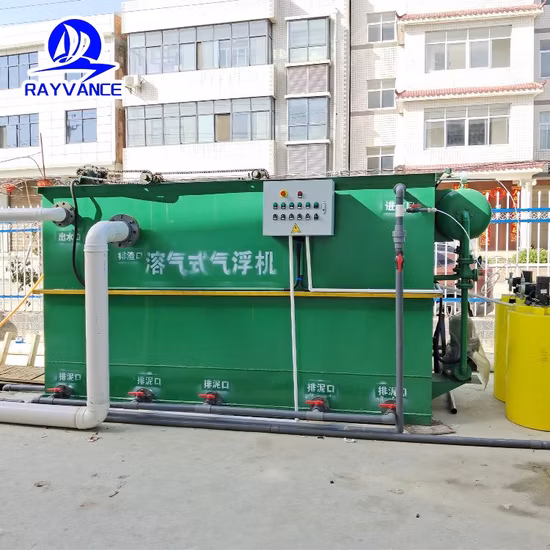 12 Tonnen Flotation mit gelöster Luft pro Stunde für Abwasser aus der Milchindustrie